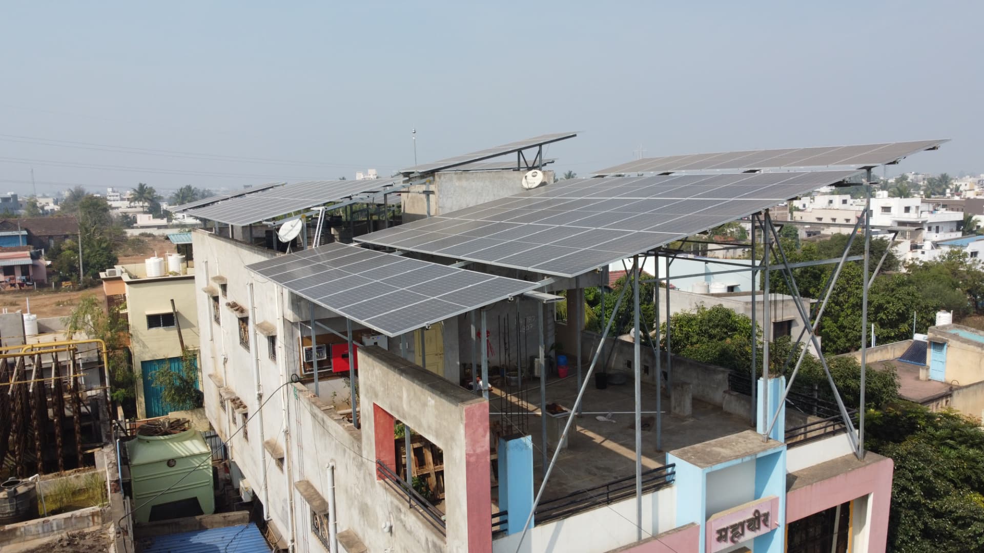Elevated Rooftop Solar Structure photo 1