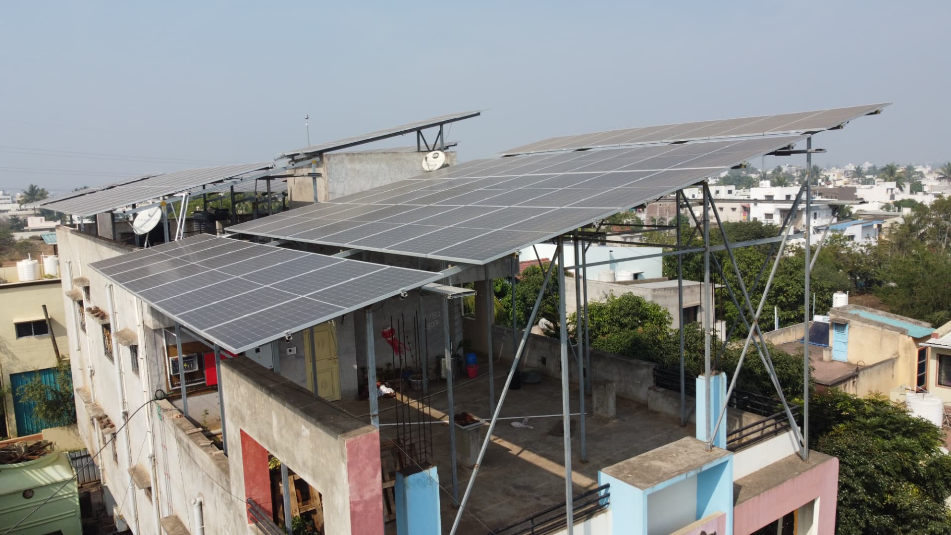 Elevated Rooftop Solar Structure photo 2